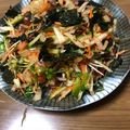 クックO8Y1TC☆'s cooksnap of when they made 野菜たっぷり♫かつおたたきのキムチサラダ.