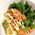 caruga's cooksnap of when they made アボカド＆サーモンのマヨ和え◆低糖質.