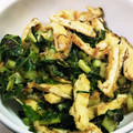 tatsumichi's cooksnap of when they made お手軽！常備菜☆大根菜と油揚げ炒め☆.