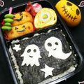 えリﾋﾟｮﾝ★'s cooksnap of when they made キャラ弁＊チーズでハロウィンおばけ❤︎.