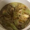 クックS3JNN2☆'s cooksnap of when they made ふわっふわ♡豚の茹で汁スープ.