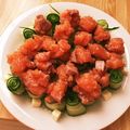 _yuzu_7's cooksnap of when they made サーモンとポテトのキュウリ巻き一口サラダ.