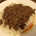 ギルモア's cooksnap of when they made つくりおき肉味噌でお手軽　肉味噌うどん♪.