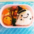 ＊秋雪＊'s cooksnap of when they made ハロウィンおばけ弁当（幼稚園）（キャラ弁.