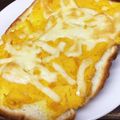 卵せんべい's cooksnap of when they made ✿かぼちゃ煮物でかぼちゃ㋠ートースト✿.