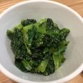 ポメちょん's cooksnap of when they made 栄養満点！小松菜のおひたし.