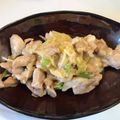 sosukeママ's cooksnap of when they made 鶏肉とねぎの味噌チーズ焼き.