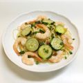 MadameーTco's cooksnap of when they made ✿海老とズッキーニのパスタ✿.