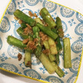 y_u♡'s cooksnap of when they made 簡単おつまみ♡アスパラのマヨチーズ炒め.