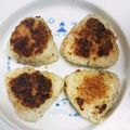 akitaobako's cooksnap of when they made 香ばし味噌の焼きおにぎり♡.