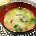 アイリッシュショコラ's cooksnap of when they made 小松菜のしめじ汁.