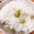 まる☆ゆみ's cooksnap of when they made シンプルが美味しい♡枝豆ごはん.