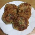 petokko's cooksnap of when they made ハッシュドポテトな蓮根とチーズのおやき.
