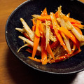 yuyu273's cooksnap of when they made ごぼうと人参のナムル風.