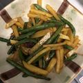 ゆーのめ's cooksnap of when they made インゲンとじゃが芋の炒め煮.