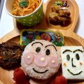 Hamachi_'s cooksnap of when they made アンパンマン　誕生日プレート.