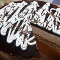 burriyamauchi's cooksnap of when they made タマゴ抜き！寒天チョコババロアケーキ.
