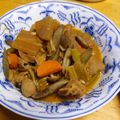 みちゃ0214's cooksnap of when they made ●味付けモツ利用！簡単モツ煮込み●.
