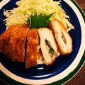sakura☆☆☆'s cooksnap of when they made 大葉とチーズのチキンカツ.
