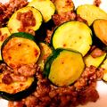 クックCPD054☆'s cooksnap of when they made 簡単！ズッキーニとひき肉のチーズ焼き.