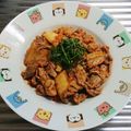 もぐ・ω・くま's cooksnap of when they made 焼肉のタレで豚キムチ.