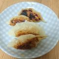 ﾄﾘﾏﾖ's cooksnap of when they made 我が家の鶏エビ餃子.