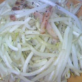 ﾍﾞｰｽﾒｲｸ's cooksnap of when they made もやしとベーコン炒め.