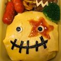 まにもごよ's cooksnap of when they made ハロウィン♬オムライス弁当.