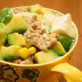 るるおか's cooksnap of when they made 丼もイケる♪塩味の麻婆アボカド.