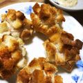 食欲オバケちん's cooksnap of when they made 食パン衣のえび団子.