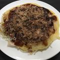 kameko☆'s cooksnap of when they made 片栗粉で！豚バラ肉ともやしのモチモチ焼き.
