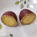 かしたま's cooksnap of when they made レンジで簡単！しっとり蒸し焼き芋.