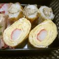 ジョングレ's cooksnap of when they made 簡単アレンジ卵焼き☆カニカマだし巻き.