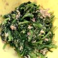 romi1013's cooksnap of when they made 春菊とツナのもりもりサラダ.