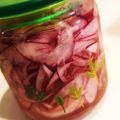 ニコにゃんママ's cooksnap of when they made 超カンタン！紫玉ねぎのらっきょ風ピクルス.