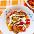 ﾁｲﾁｬﾝﾏﾏ's cooksnap of when they made うまっ！魚ニソとパプリカ炒め.