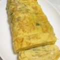 ゆみ助's cooksnap of when they made 三つ葉の玉子焼き　＊白だし風味＊.