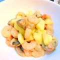 Minnie74's cooksnap of when they made マッシュルームと海老のポテトクリーム煮.