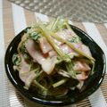 もりはん's cooksnap of when they made ❁水菜ベーコンマヨ合え❁.