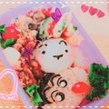 クックNHG5N5☆'s cooksnap of when they made 園児キャラ弁 クレヨンしんちゃん.
