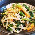 lunayuzu's cooksnap of when they made もやしとニラのナムル.