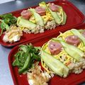 ☆ありか358☆'s cooksnap of when they made 簡単！生ハムときゅうりの雛祭ちらし寿司.
