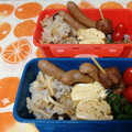 ヤング's cooksnap of when they made レンジで簡単しめじと油揚げの混ぜご飯.