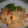 Jock's cooksnap of when they made 大根の卵炒め.