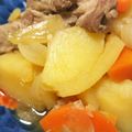 こむぎぱくぱく's cooksnap of when they made めんつゆとフライパンで作る簡単肉じゃが.