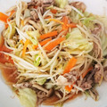 ｺｱﾗ's cooksnap of when they made 再現成功！肉野菜炒め.