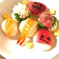 ハクヨワネ's cooksnap of when they made みんなで楽しむ♪ハロウィン手まり寿司.