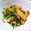 にしあまね's cooksnap of when they made 【簡単】調味料2つだけ♡セリと油揚げ炒め.