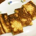 maemon's cooksnap of when they made ハムとチーズのロールパンケーキ.