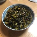 クックY3D88H☆'s cooksnap of when they made 熱々ごはんに乗せて【かぶの葉のきんぴら】.